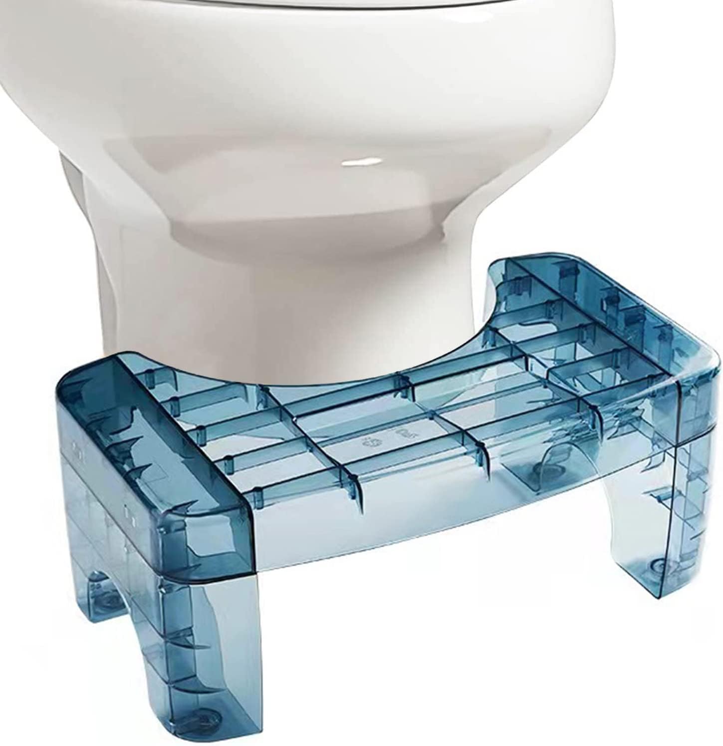 Toilet Stool for Adults, Acrylic Sitting Posture Foot Stool
