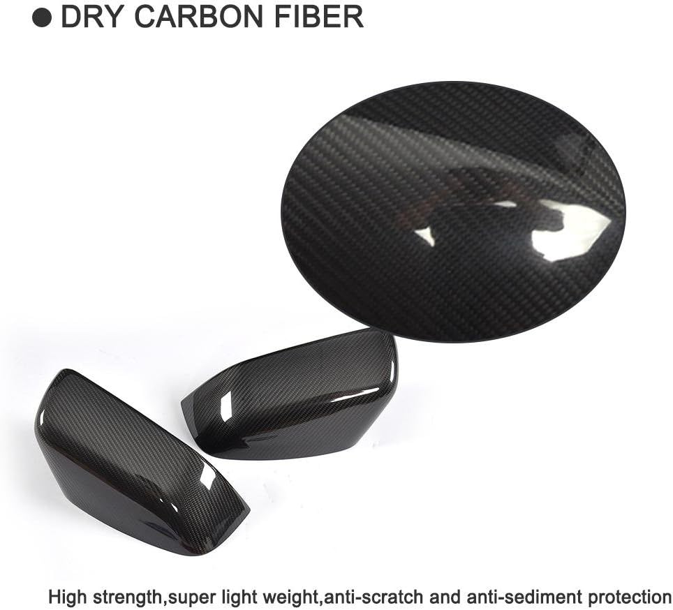 For Land Rover Discovery 4 2013 Add On DRY Carbon Fiber Rearview Mirror Covers