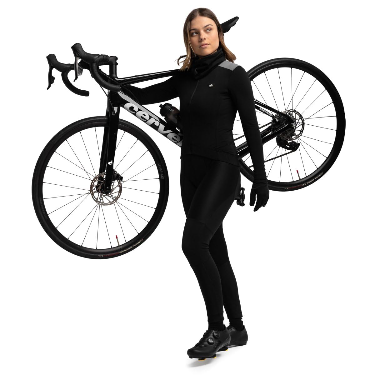 SIROKO - Magliette da Ciclismo Termica a Maniche Lunghe da Donne M4
