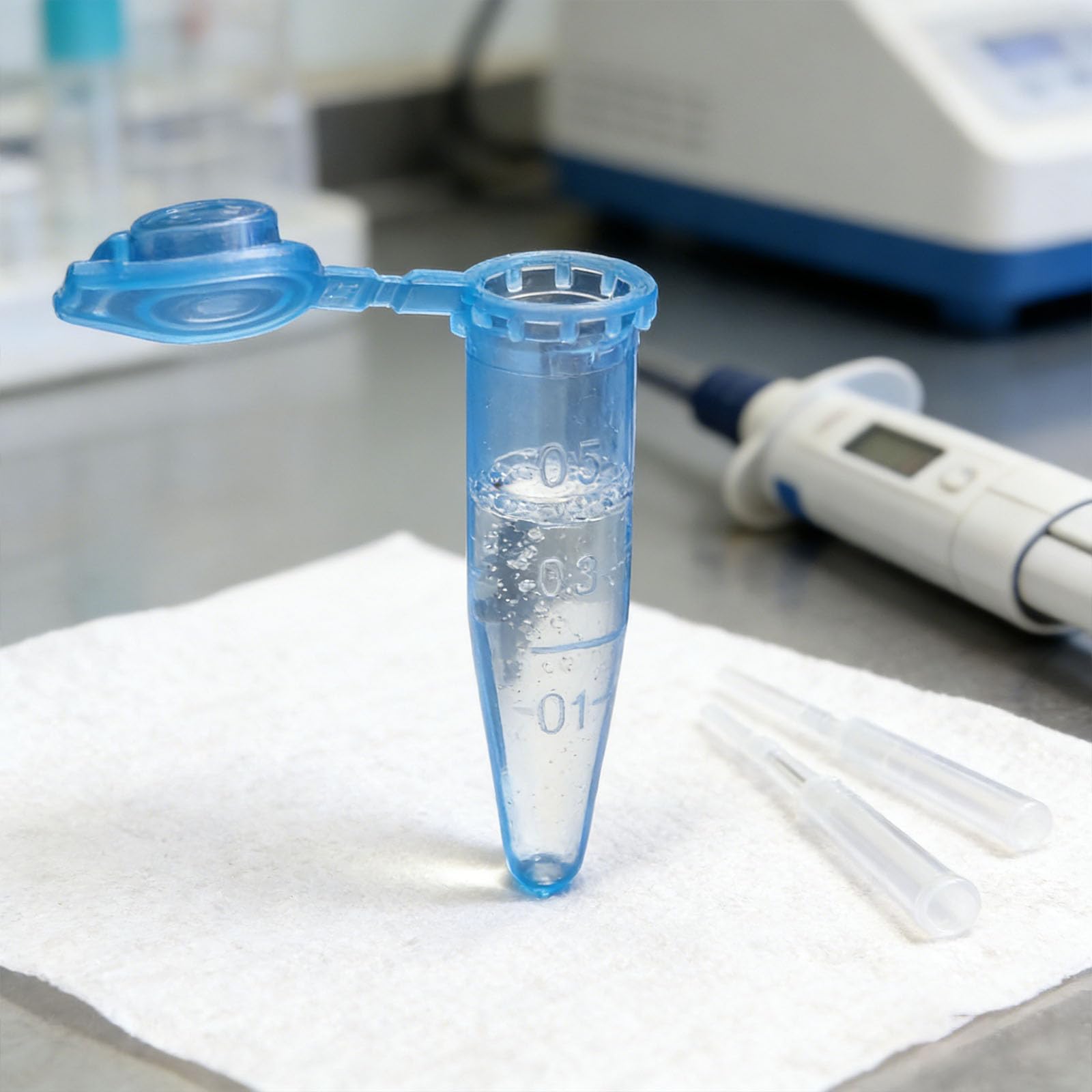 500 tubos de centrífuga graduados con tapas a prueba de fugas, 1,5 ml, vial cónico de almacenamiento de muestras para laboratorios escolares centrífuga graduada