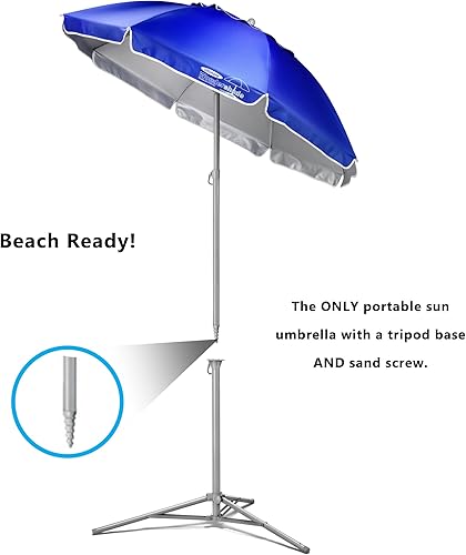 Miniatura 3 de Sombrilla portátil Ultimate de Wondershade para protección solar instantánea, ligera y ajustable - Azul