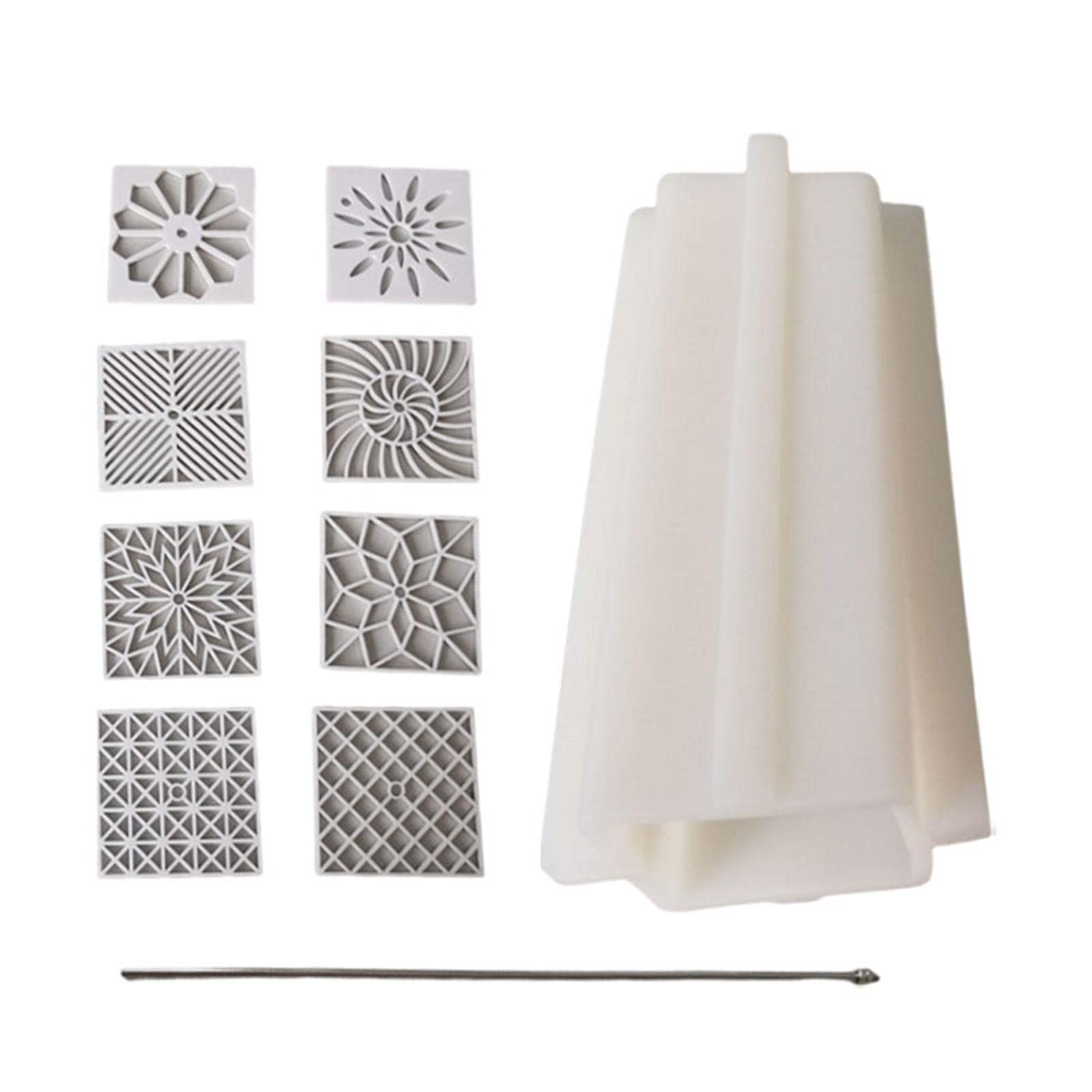 Stampo per sapone per candele regalo fai da te riutilizzabile artigianato in silicone stampo a colonna