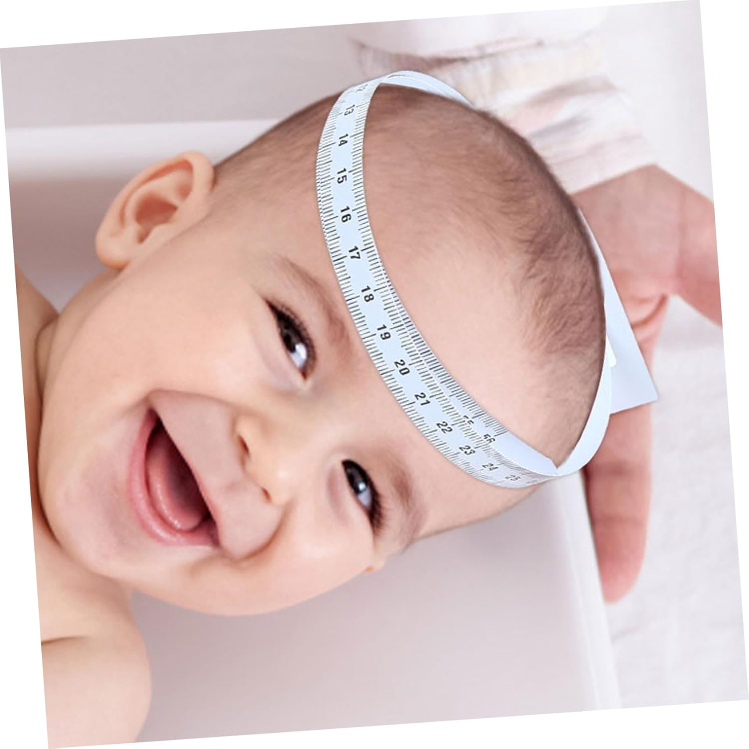 6pcs Tape Measure 25 Head Measuring Tape Infant Head Circumference for Child Pediatrics 56cm White
