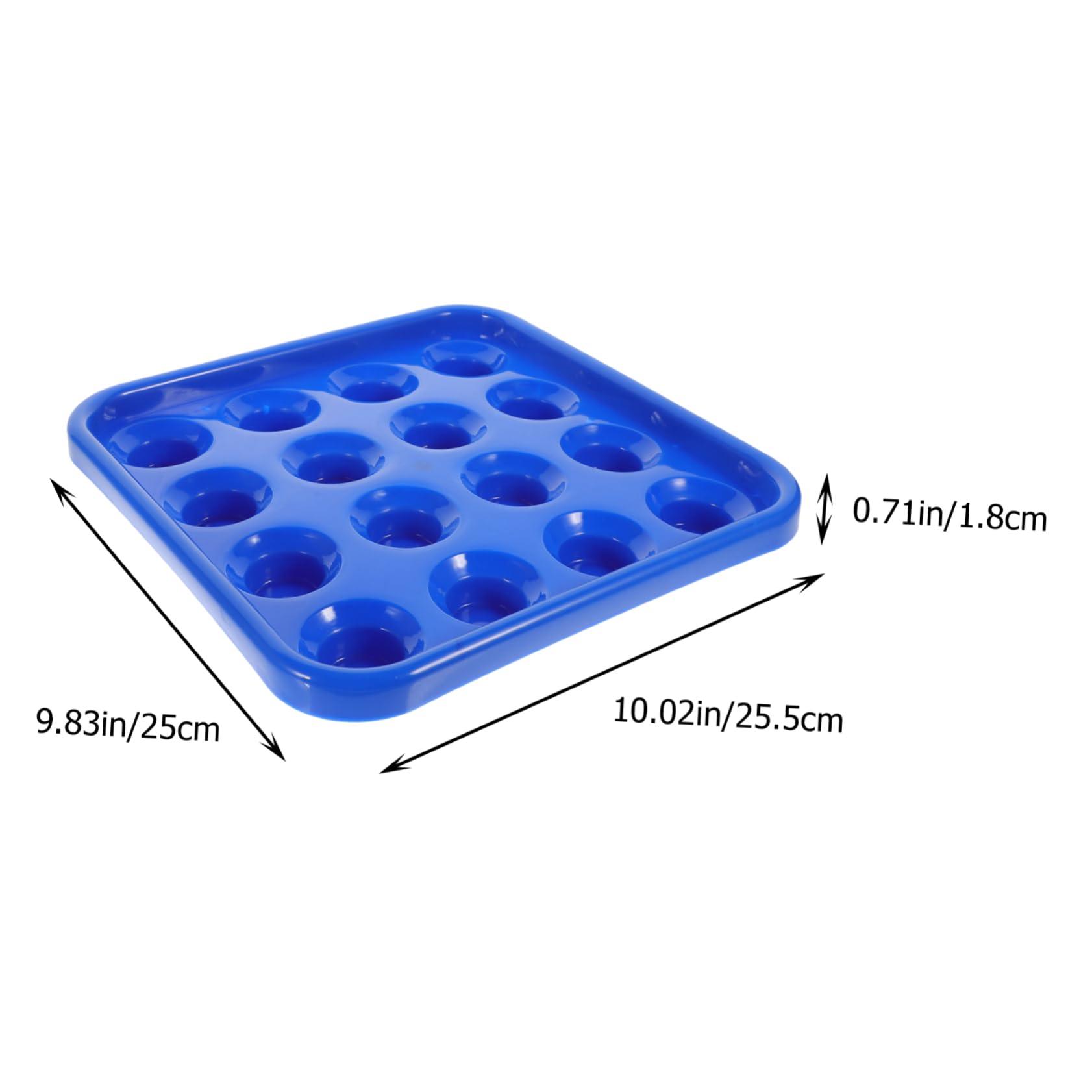 Mipcase Plastic Billiard Ball Holder Organizing Tray for Pool Balls Snooker 16 Balls Design