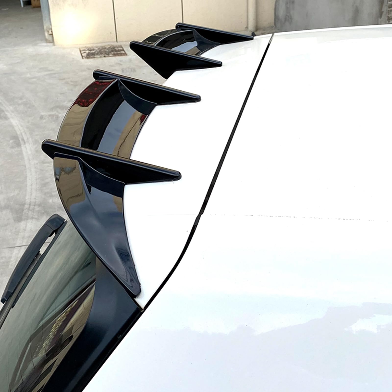 Błyszczący czarny tylny spoiler skrzydłowy bagażnika do 2010 2011-2013 VW Golf 6 MK6 GTI AK STYLE