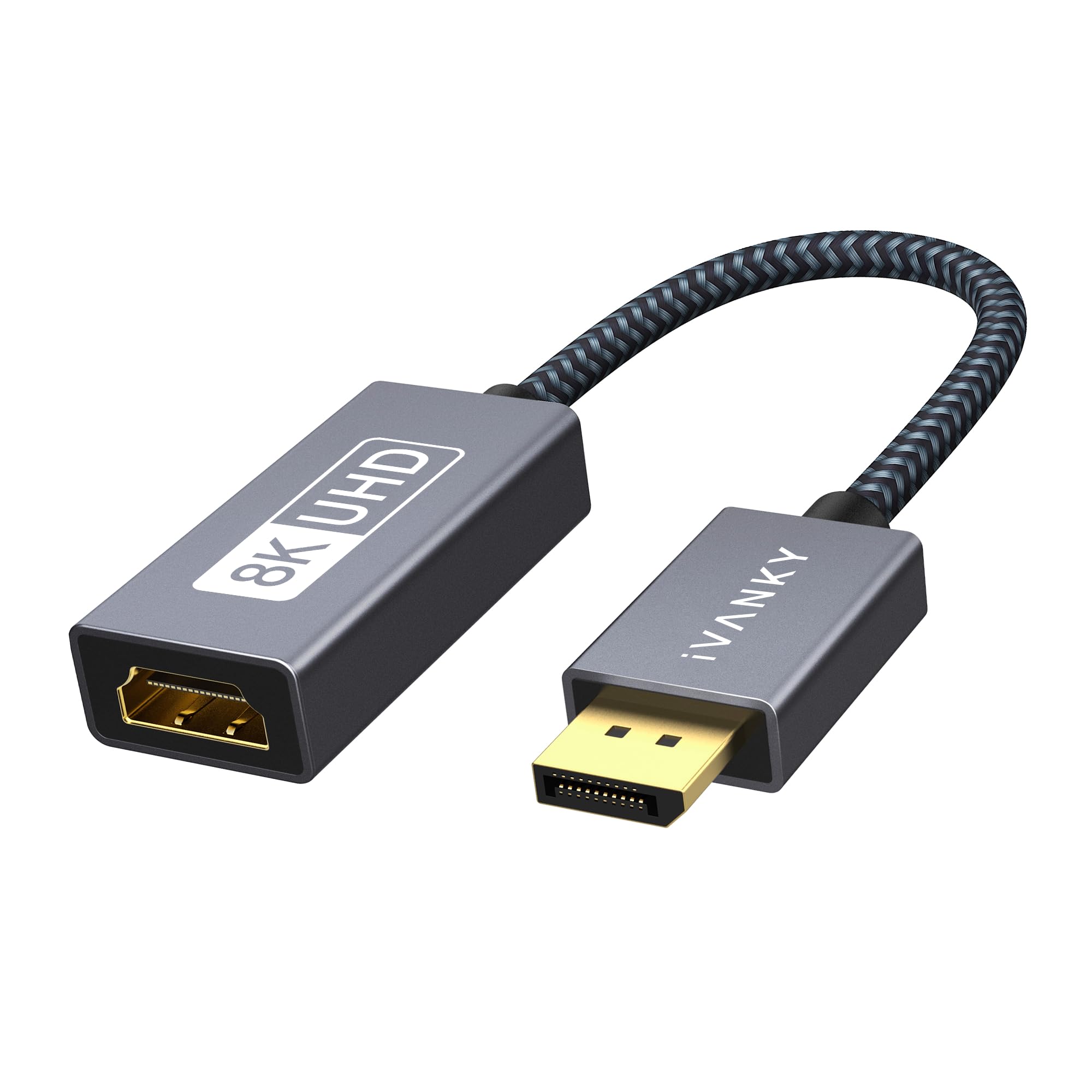 IVANKY 8K@60Hz Active DisplayPort to HDMI Adapter