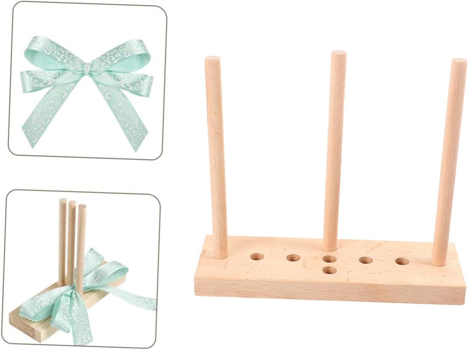 Lurrose Bow Maker DIY Craft Accessory Holiday Wreath Maker Tool Quick Wrapping