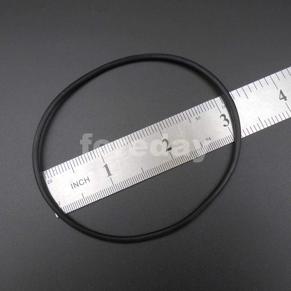 Fevas 1000PCS M2.5 Silicone Rubber Drive Round Belt Pulley