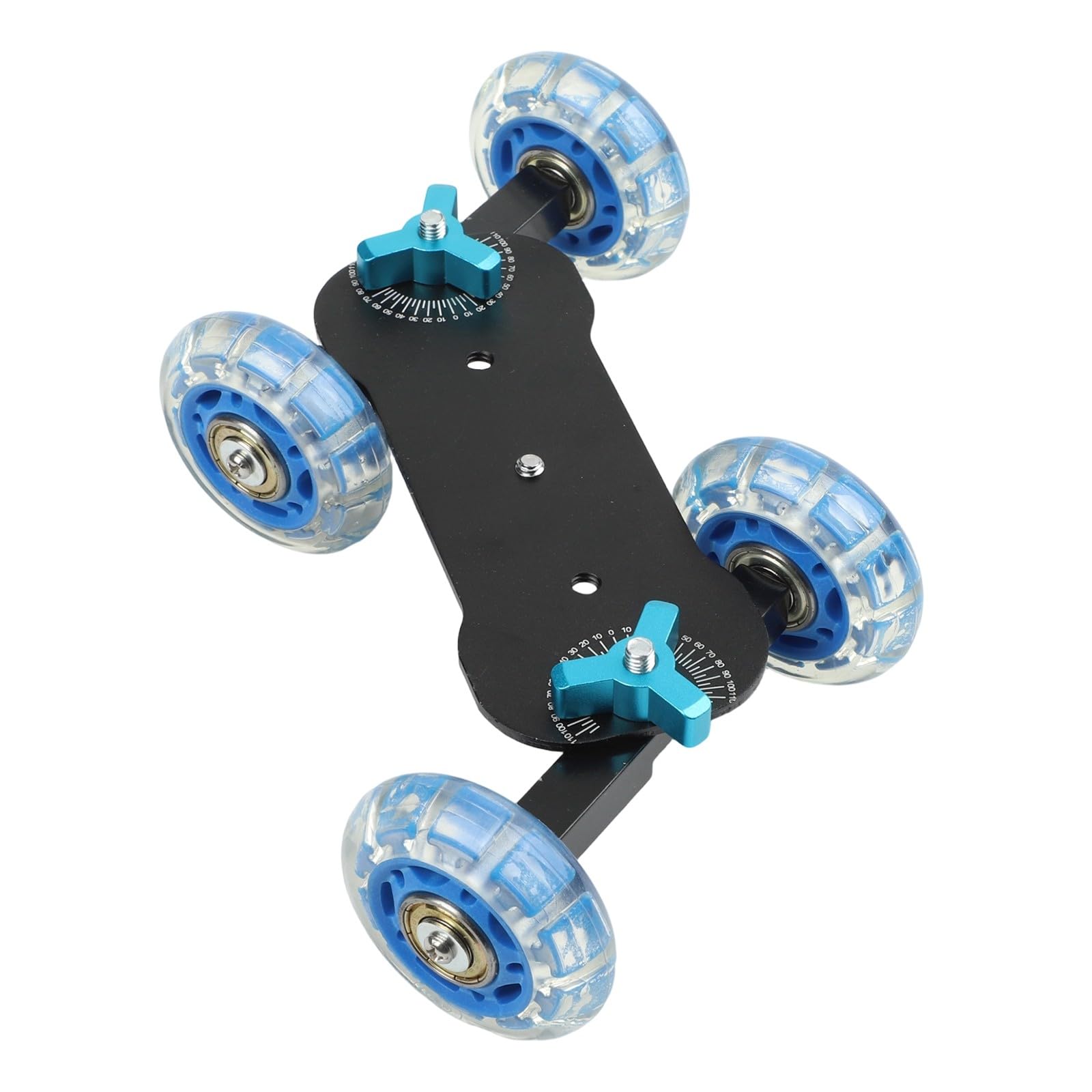 Slider ligero para cámara Dolly con riel de mesa, estructura metálica, capacidad de carga de 10 kg, ruedas giratorias de 360° para equipo de fotografía y filmación