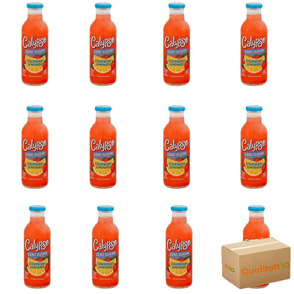 QUALITATT 10 Box with 12 Pack Calypso Strawberry Zero