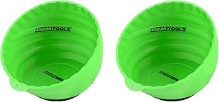 Sponsored Ad - OEMTOOLS 25115 Green Magnetic Nut Cups (2 Pack), Magnetic Parts Cup, Magnetic Bowl Set, Holds Up to 5 Lbs, ...