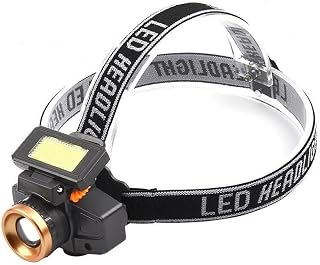Hi.FANCY Headlamp Brightness 4 Modes Dimmable Head Mounted Torch Angle Adjustable Headlight Outdoor for Camping Fishing, Insect Repeller