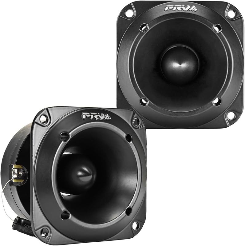 PRV AUDIO Car Audio Tweeters TW350Ti v2 – 240 Watts Titanium Bullet Tweeters Pair – 3 Inch PRO Audio Compact Design, 8 Ohm, High Output – Easy to Mount High Frequency Speakers