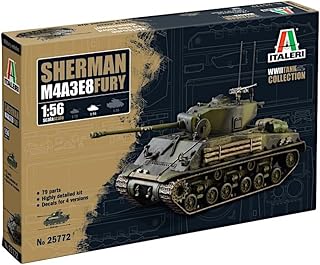 Italeri - 1/56 M4A3E8 SHERMAN FURY (2/24) *, Small