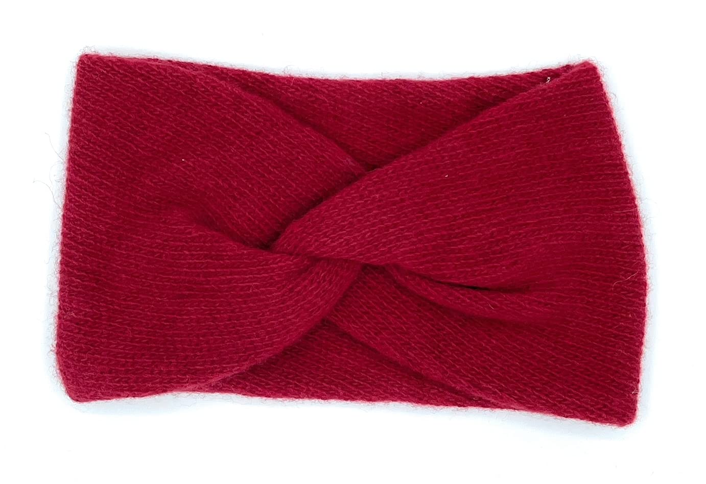 gestricktes Damen Stirnband aus 50% recyceltem Kaschmir, Made in Italy