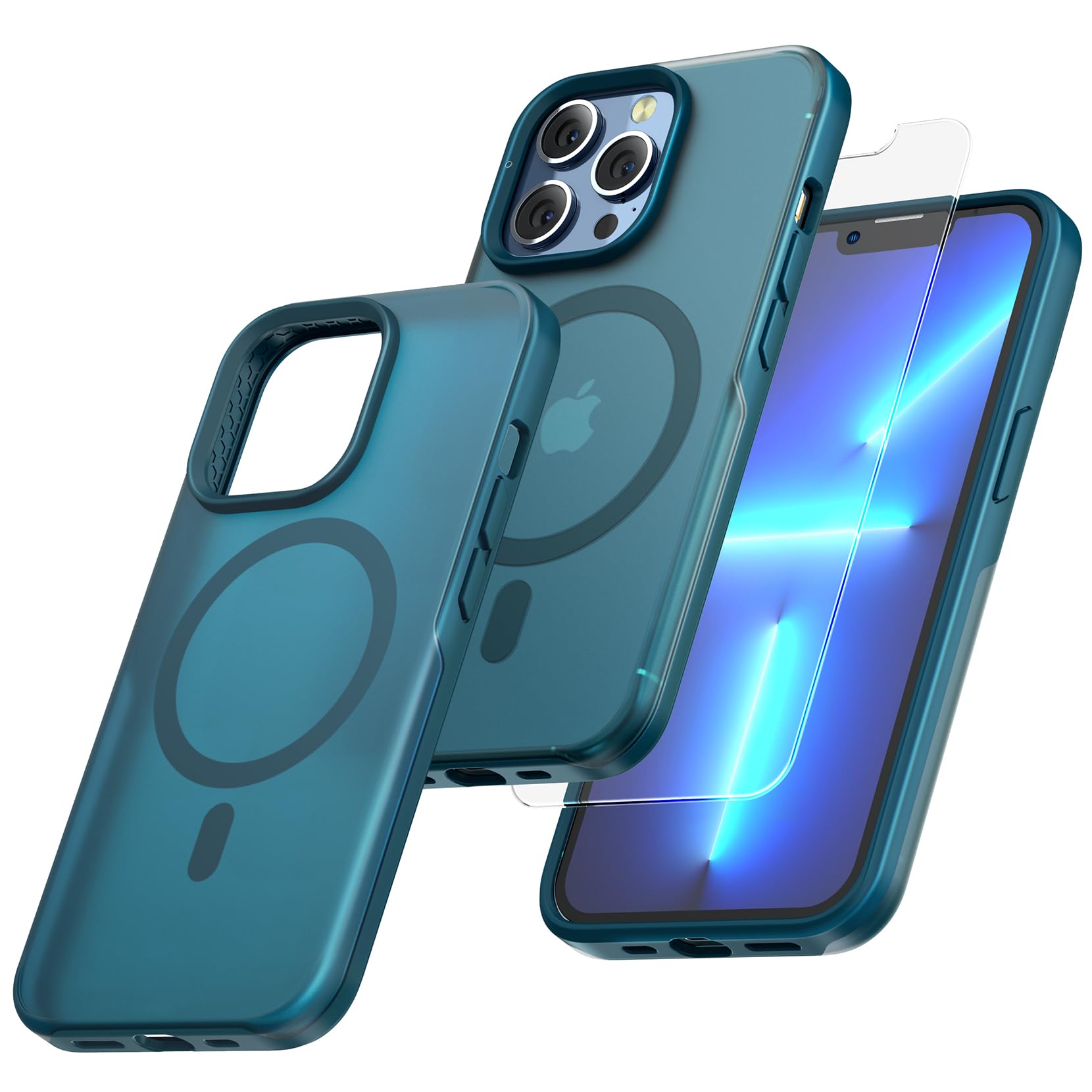 TAURI for iPhone 14 Case, Compatible with MagSafe, Clear — Amazon image 11