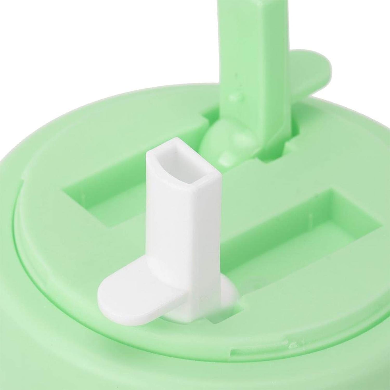 Oumefar 600ml PC Drink Cup Two Straws Portable Dual Purpose Sparkling Sports Water Bottle with Straw and Handlefor Outdoor Travel Sport Green Use Kids lace bobbins two sided cup