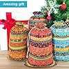 SumDirect 20Pcs Sac en Toile de Jute de Style Ethnique égyptien, Grands Sacs-Cadeaux légers Pochettes à Bijoux Respirantes avec Cordon de Rangement Sacs de Rangement en Jute pour Mariage (20x30CM) #3