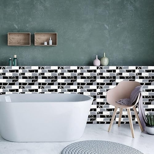 Miniatura 6 de Peel and Stick Tile Stickers Mosaic Wall Tile StickersDIY Self Adhesive Waterproof Sticky WallpaperSuitable for Bathroom, Camper, Countertop,