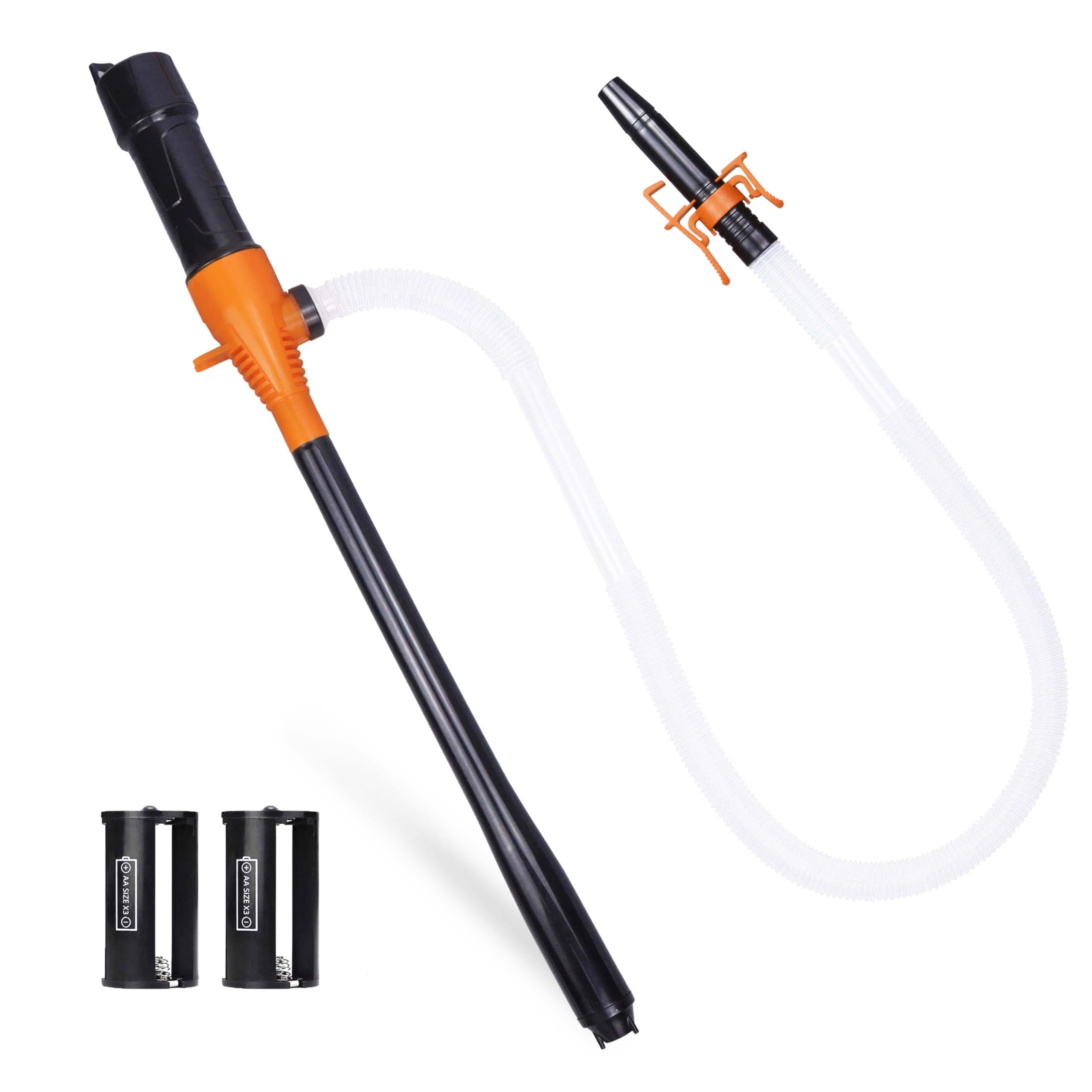 SOLALI Portable Battery Powered Gas/Liquid Transfer Pump, Battery Operated Fuel/Water Transfer Pump Up to 2.2 GPM, Multi-Use Electric Siphon Pump for Gas Fuel Water Diesel