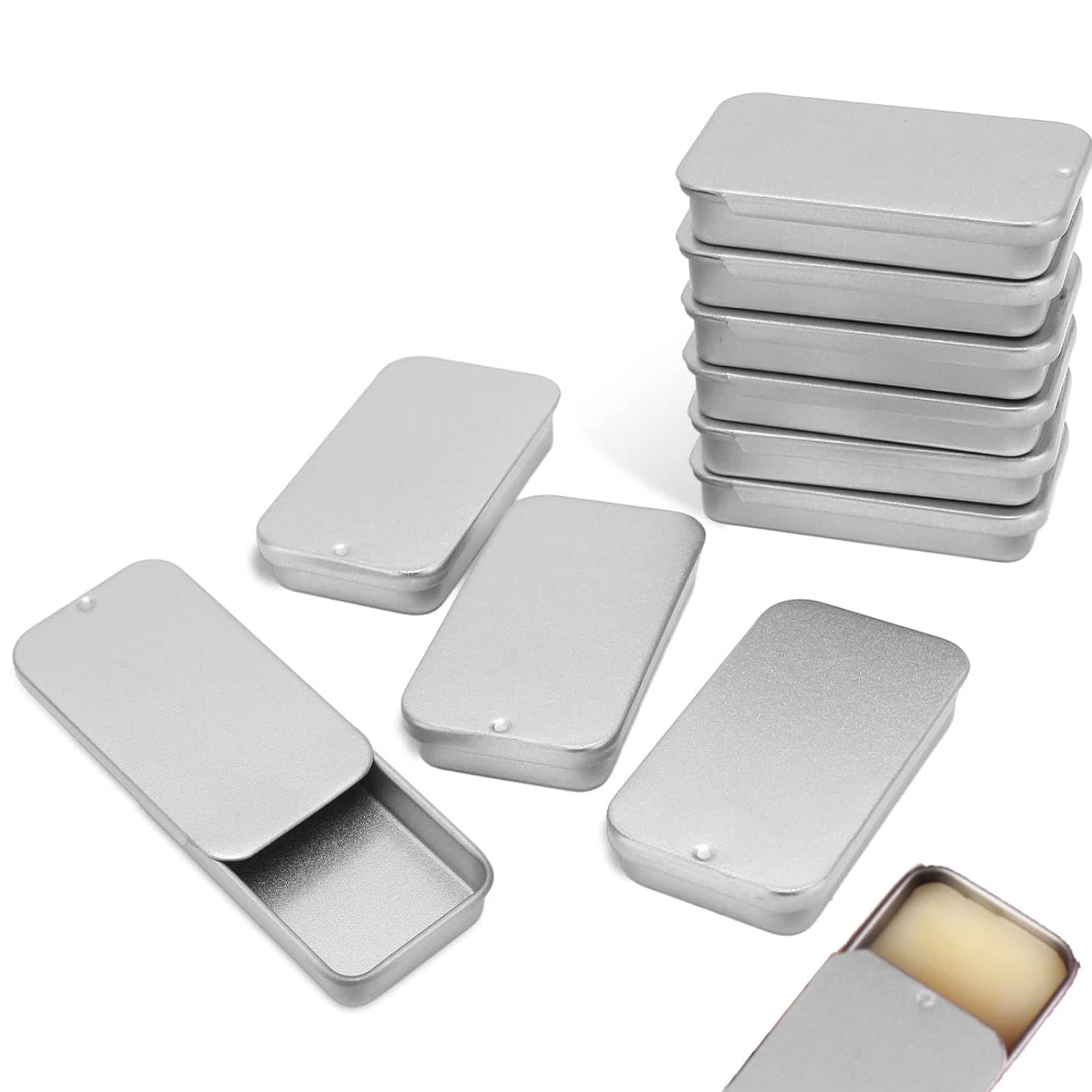 Scatole Di Latta Realistici Contenitori Metallici Quadrati Cilindrici E Rotondi Gm1306091336 396770727