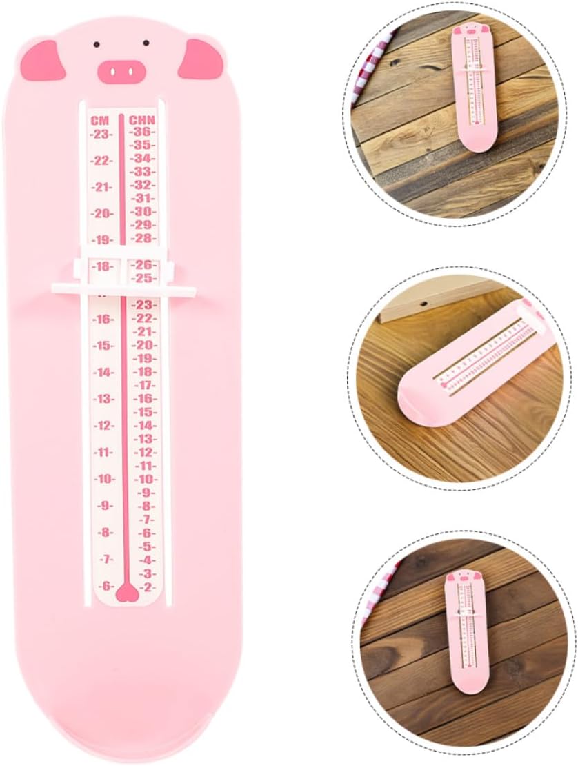 KOMBIUDA 2pcs Shoe Measurer Foot Gauge for Ages 0-8 Foot Ruler Measuring Device for Accurate Shoe Size