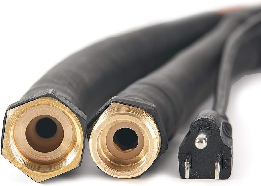 H&G lifestyles 25ft Heated Water Hose for Rv 1/2" Inner Diameter Withstand Down to -40°F Blue