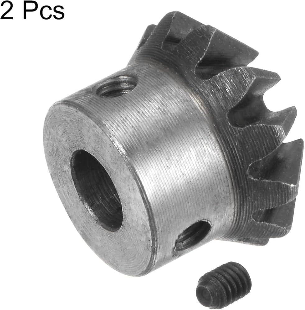 Amazon.co.jp: HARFINGTON ベベルギア 2個 1M 12歯 8mm シャフト穴 1:1