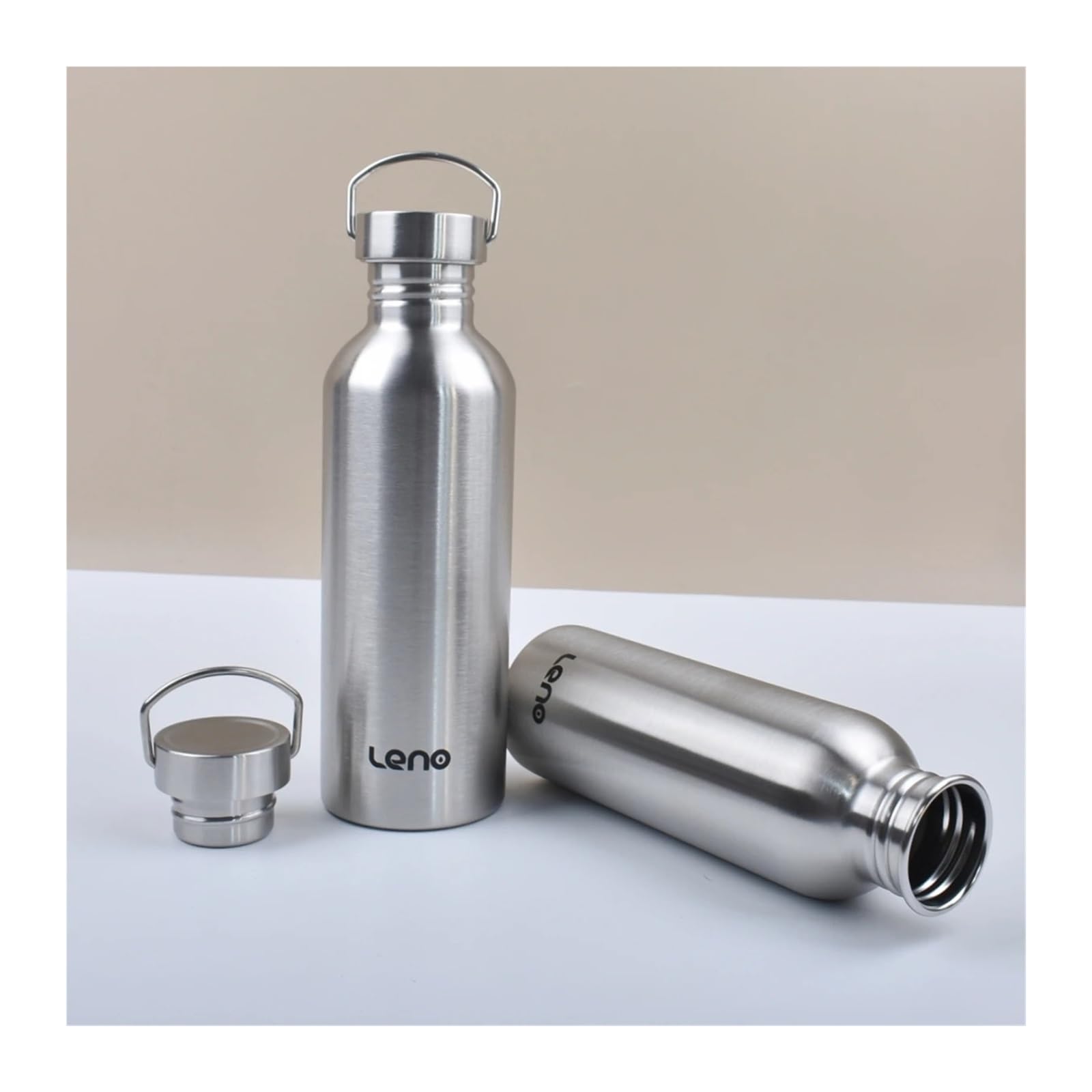 1 szt. Butelka na wodę ze stali nierdzewnej o pojemności 350–2000 ml z pojedynczą ścianką(1500ml)