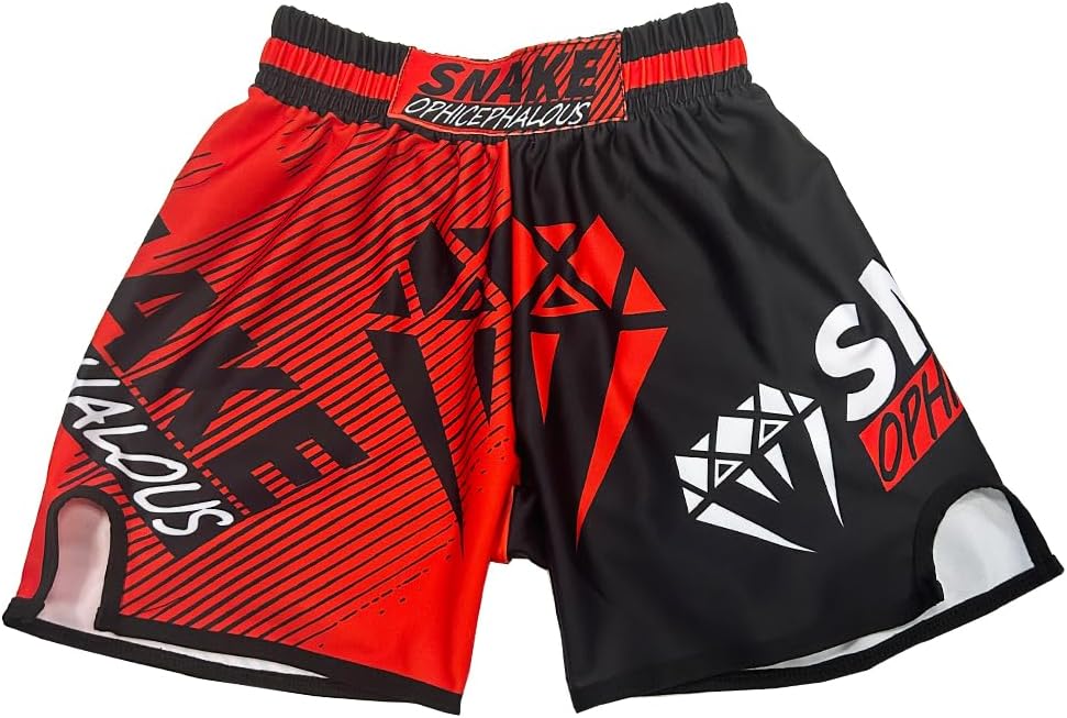 Kids Boys Boxing Muay Thai Shorts MMA Martial Arts Kickboxing Training Trunk Fight BJJ Grappling Boxer Shorts Bottoms