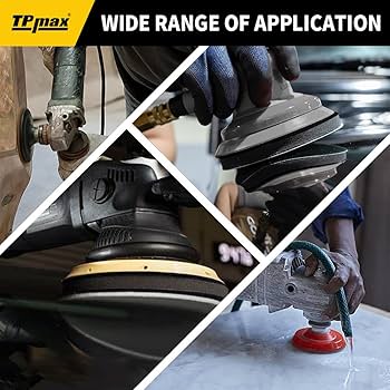 TPmax 5 Pack 6 Inch Sanding Interface Pads, Hook and Loop