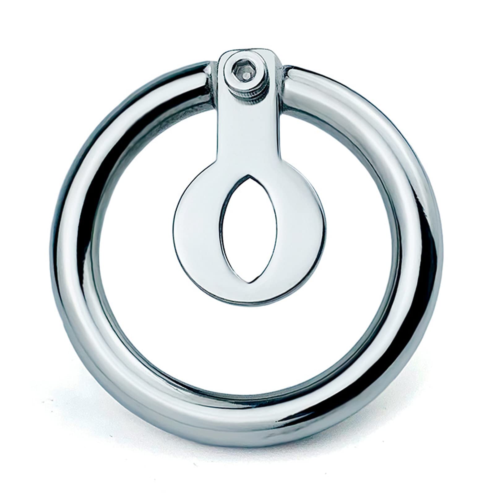 Cage à pénis en acier inoxydable, ceinture de chasteté pour hommes SM Bondage, anneau pénien, cage à coq, cage de chasteté, dispositif de chasteté respirant, jouet sexuel(Ø40mm)