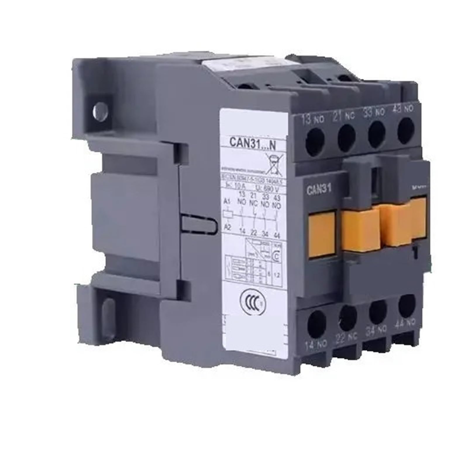 Contacteur CAN22 rouge pour éviter les surcharges de circuit en 220V