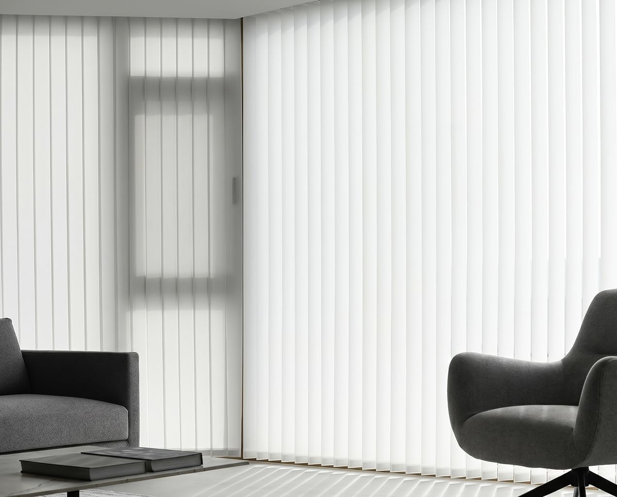 12PCS PVC Vertical Blind Replacement Slats with 12pcs 3CM Repair Tabs