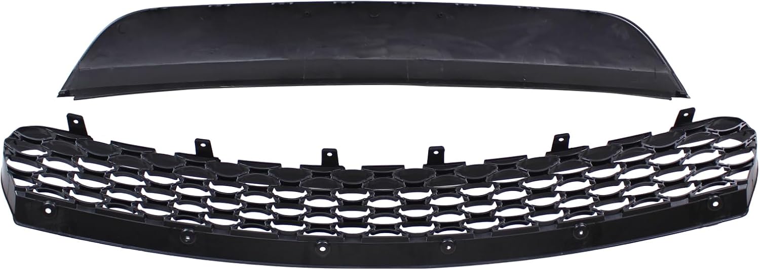 Front Lower Grill Grille and Molding Trim Black for Dodge Charger SRT Scat Pack 2015-2023