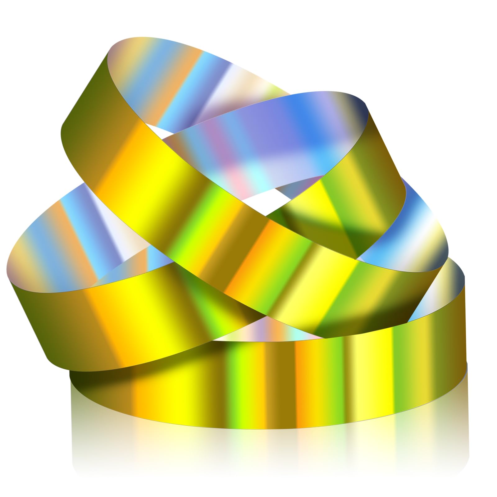 Ctosree 500 Pack Holographic Plastic Wristbands Paper Wrist Bands Waterproof Neon Wristbands for Water Parks Concerts Festivals Party Conferences