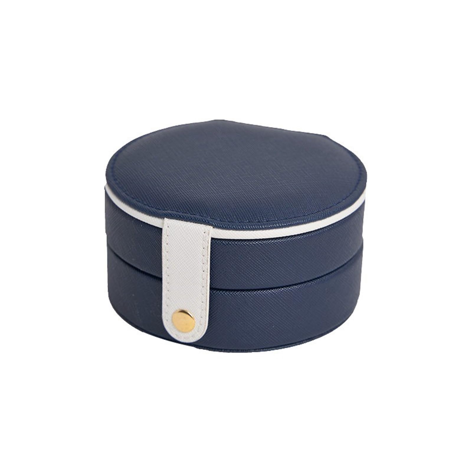Shihan-2015 Jewelry Organizer Jewelry Travel Case Leather Jewellry Organizer Box For Rings Earrings Necklaces Jewelry Storage Case(Blue)