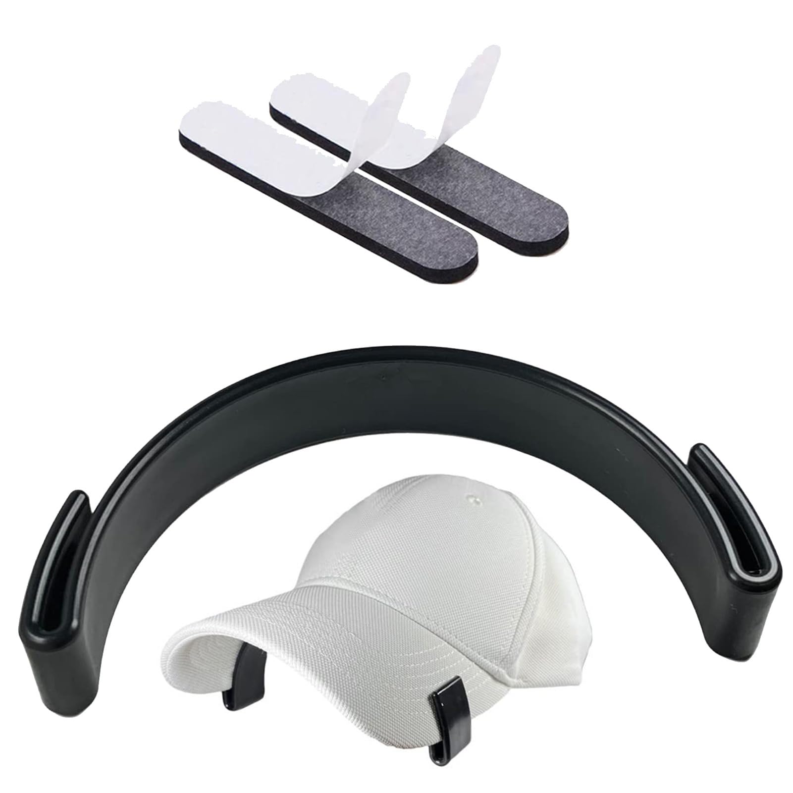 Holdes Hat Brim Bender - Hat Tool Shaper Bill Bender | Easy Hat Bands No Steaming Required Reusable Shaping Bands with Sizing Reducer Tape