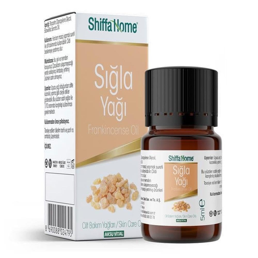 Shiffa Home Sığla Yağı 5 Ml | Doğal Günlük Ağacı Yağı | Aromaterapi ve Cilt Bakımı İçin Saf Bitkisel Yağ | Antioksidan, Antiseptik ve Mantar Önleyici Özellikler