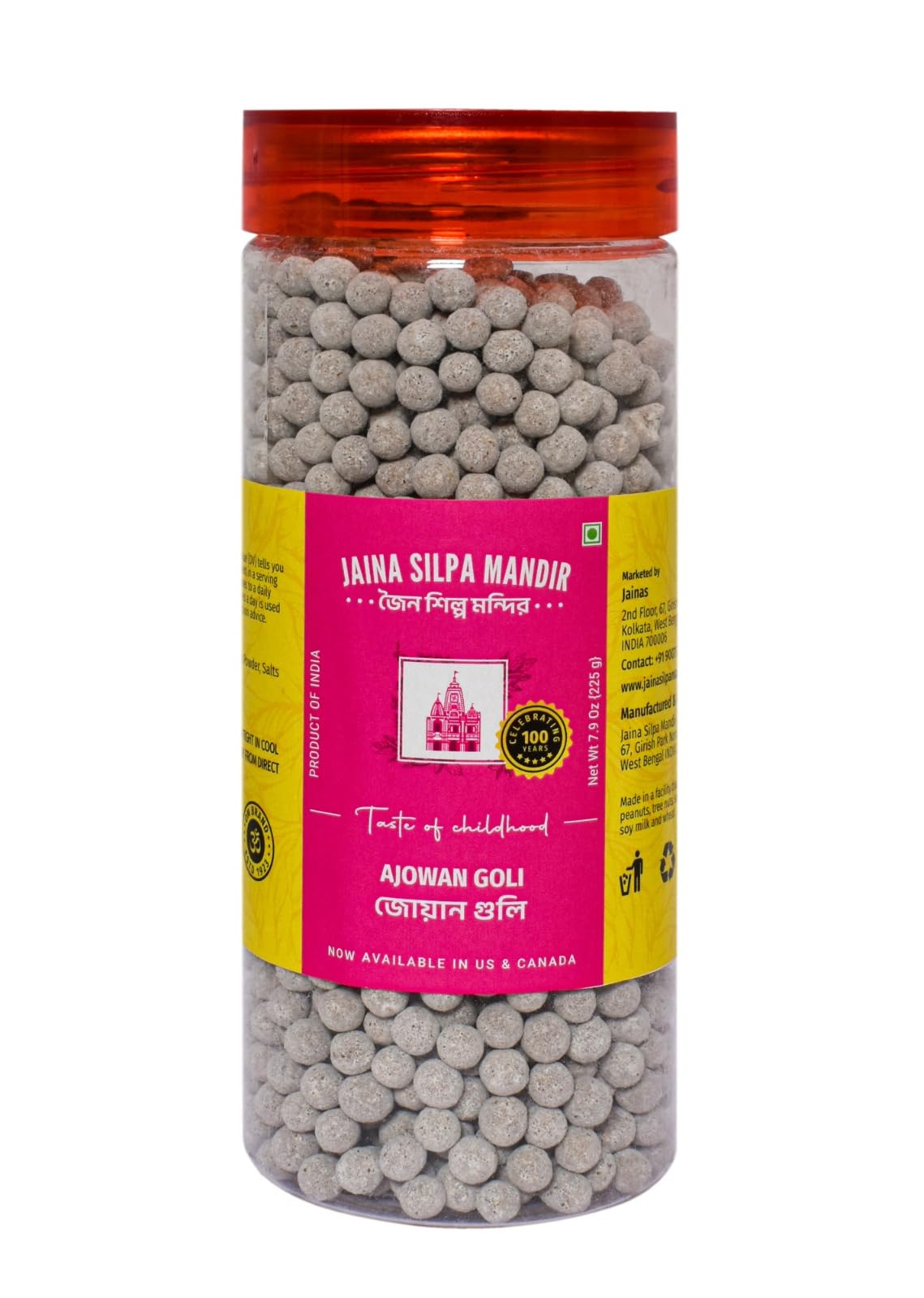 Jaina Silpa Mandir Ajowan Goli Sweet and Sour Churan (225g) (Premium) (B0CY6WN3KB) Amazon Price History, Amazon Price Tracker