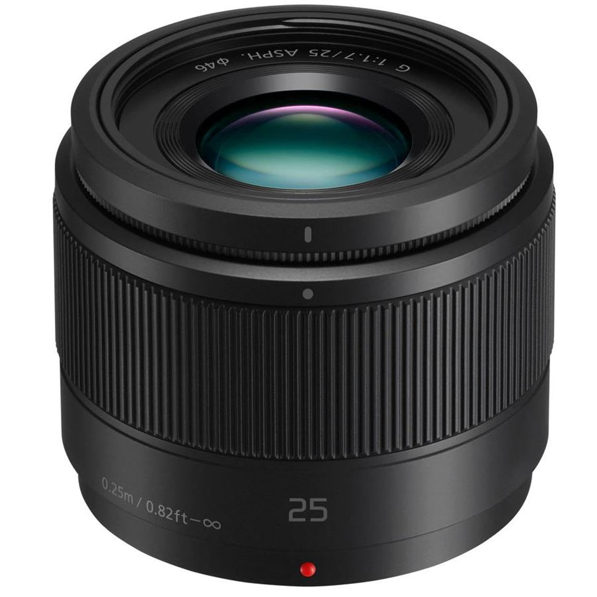 Panasonic LUMIX Gレンズ 25mm F1.7 ASPH ミラーレスマイクロ4/3 H-H025K (USAブラック) 25MM ブラック H-H025K