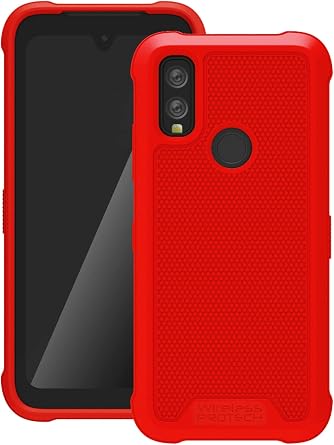 Case Compatible with Kyocera DuraSport 5G Phone Model C6930, Durable Slim Flexible Cover Case with Drop Protection Red