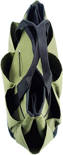 Miniatura 3 de Bolsa de mano de jardinería bolsa de jardín con 8 bolsillos, organizador de kit de herramientas de jardinería, bolsa de almacenamiento de