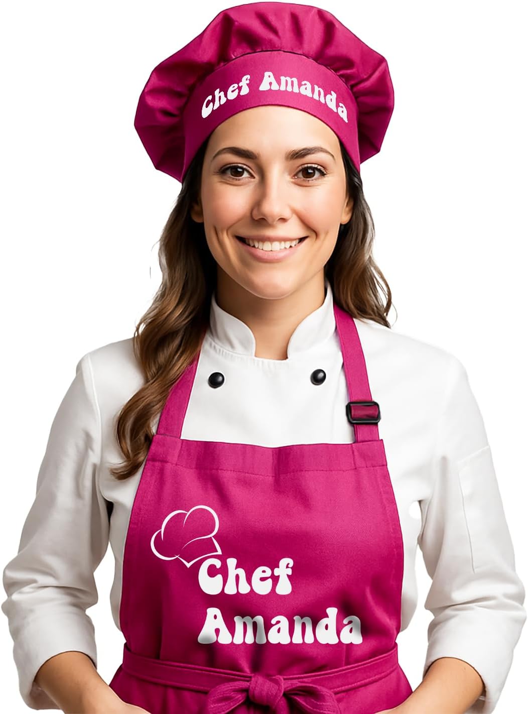 Personalized Chef Apron, Personalized Gift for Dad or Mom, Custom Apron Gift for Boyfriend, Husband, Brother, Wife, Birthday Gifts for Women or Men, Kitchen Cooking Aprons with Pockets - Image 8