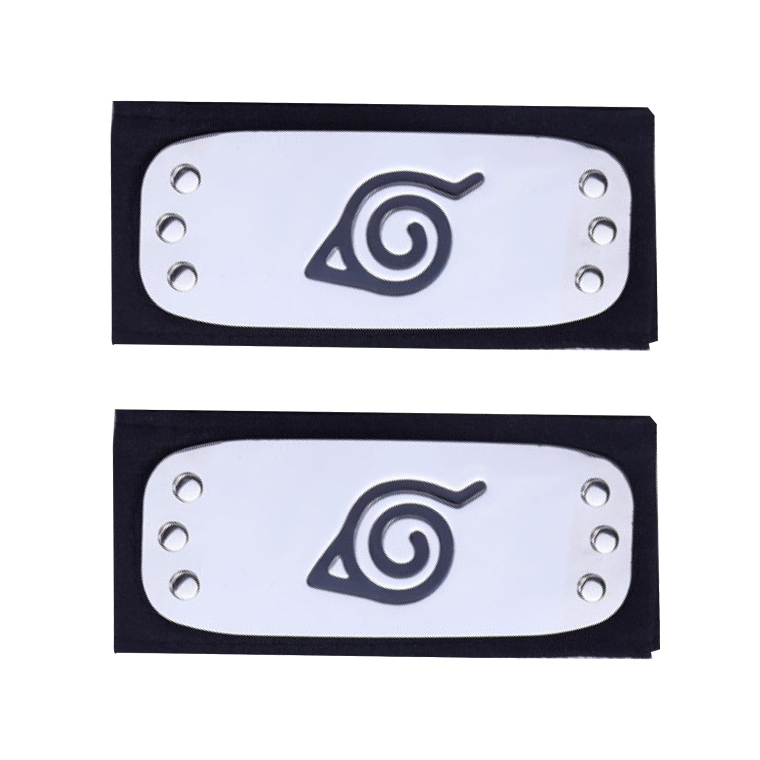UNVOJL 2pcs Leaf Village Ninja Headband Cosplay Headband Anime Accessories Halloween Cosplay Props