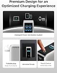 UGREEN 100W 5-Port GaN Chargeur rapide avec écran d'affichage numérique intelligent 4 USB-C Adaptateur de charge rapide multiports avec contrôle tactile, PD Chargeur mural pour ordinateur portable MacBook, iPhone 17, Galaxy S26, Pixel