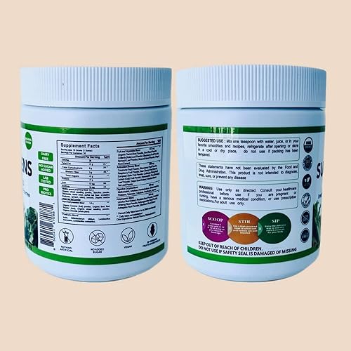Miniatura 6 de Awake Green - Super Greens - Superalimento en polvo - Suplemento vegano orgánico sin OMG USDA - para alivio digestivo y de la hinchazón - más de 20
