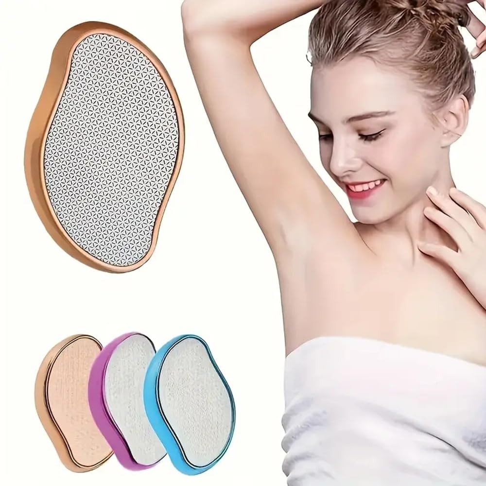 Prostuff.in® Reusable Hair Eraser Epilator Painless Quick & Easy Exfoliation Soft Smooth Silky Skin For Men & Women Back Arms Legs Home Use, Multicolour 1 Pcs-image-36