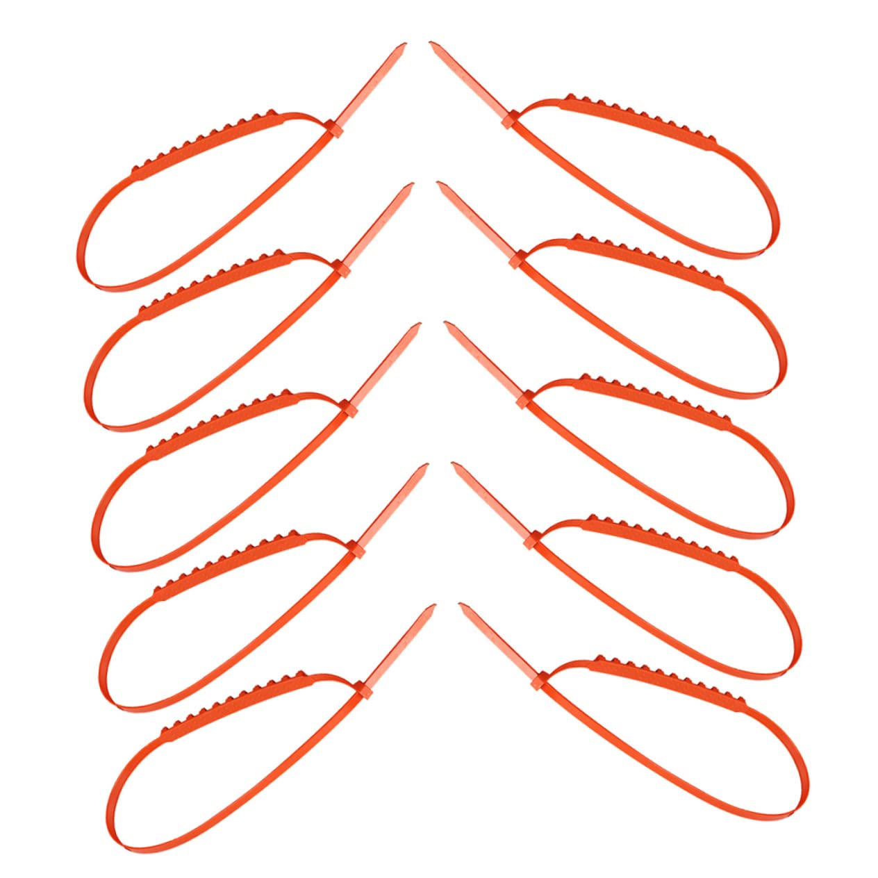 ABOOFAN 10pcs Nylon Tire Chains for Motorcycles Slip Snow Chains Durable Traction Belts for Mud and Snow Quick Installation Fits Wheel