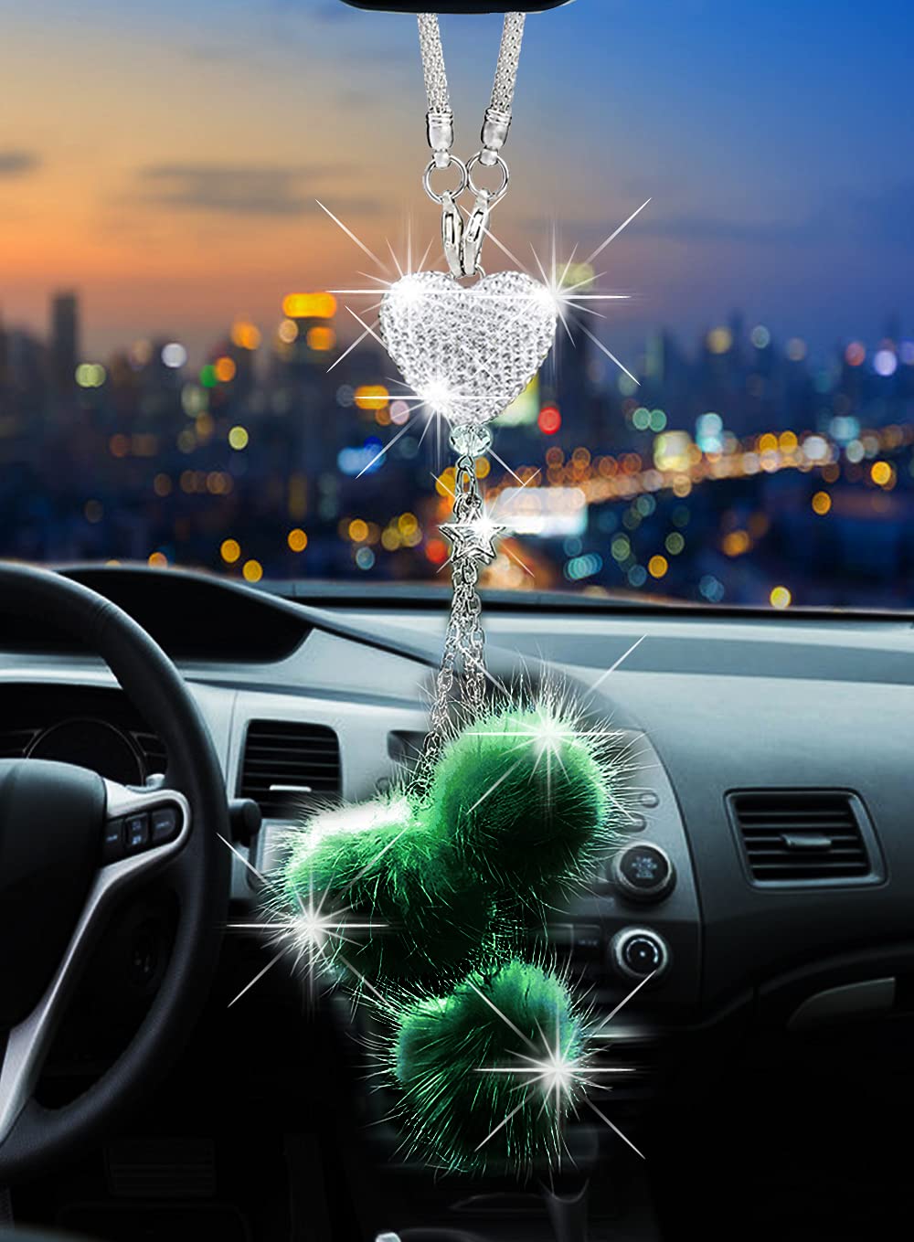 Car Rear View Mirror Hanging Accessories car Accessories for Women car Decor Bling Diamond car Rear View Mirror accessoriescar Girly car Decor
